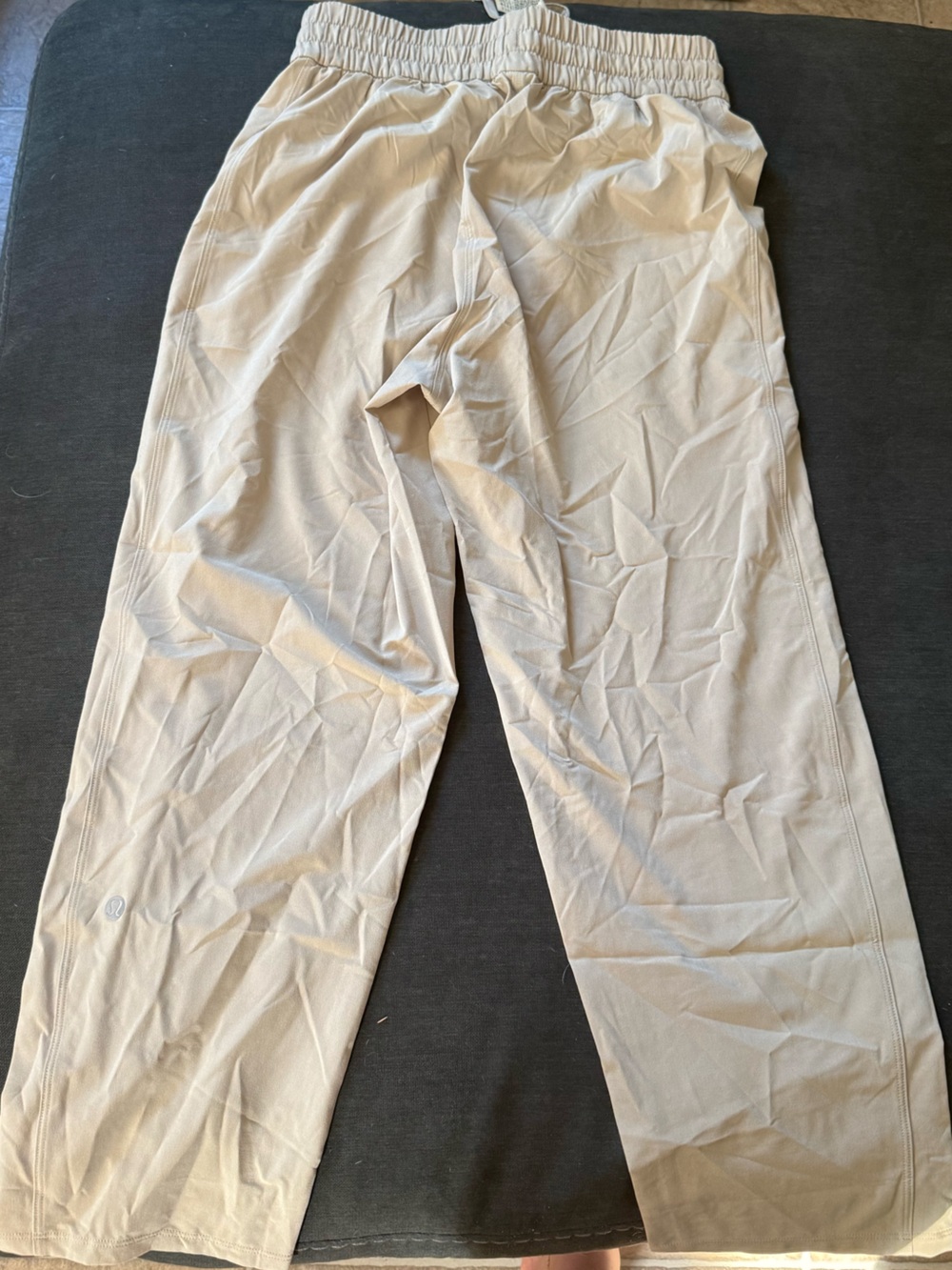lululemon athletica Light Beige Wide-Leg Capris